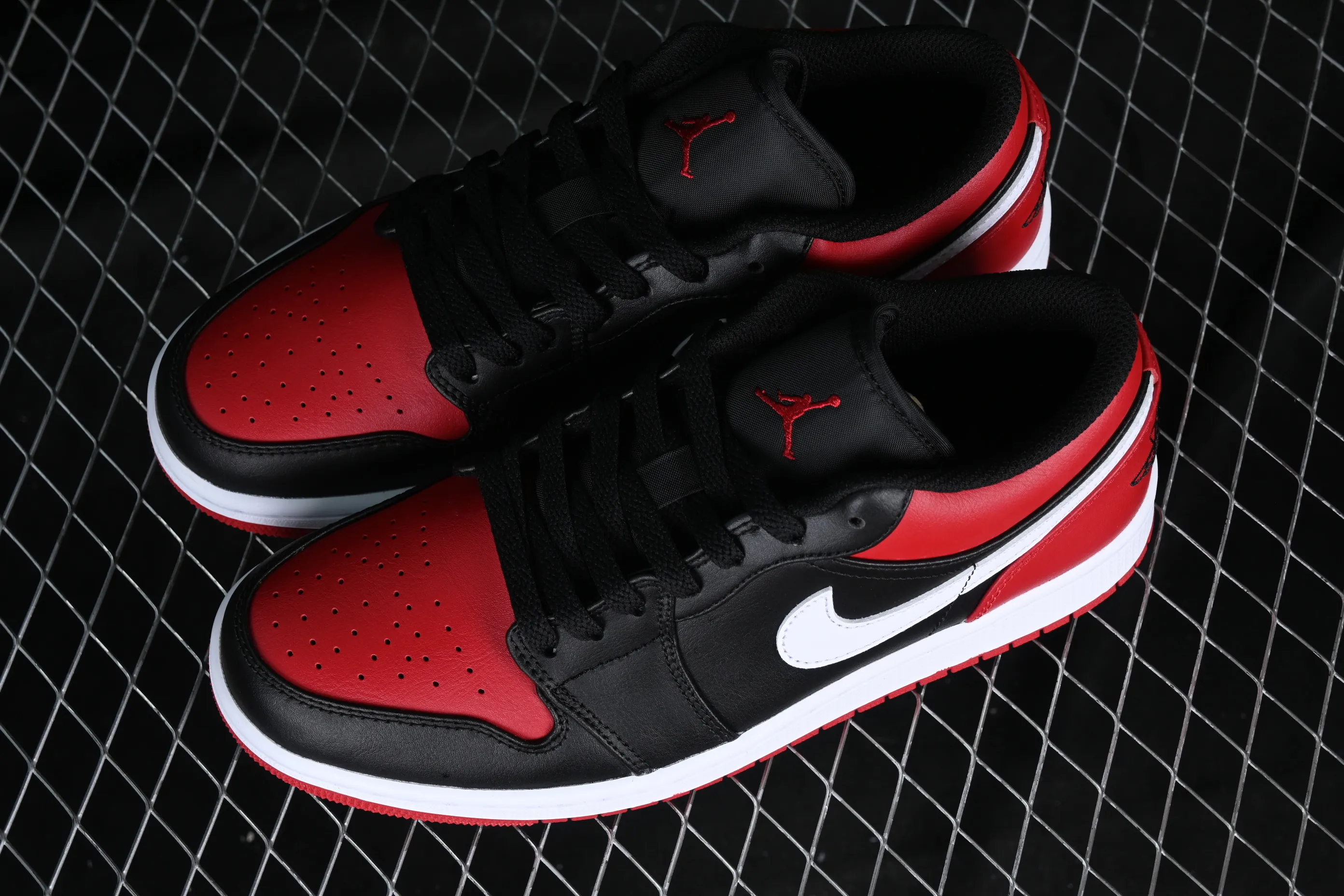 All categories Air Jordan Jordan series basketball shoes Air Jordan 1 Low G version pure original Air Jordan 1 Low "Shattered Backboard" AJ1 Joe 1 new black and red low-top cultural casual sneakers 553558-066